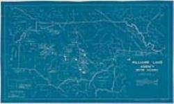 Carte des réserves (Premières Nations) administraient par l'Agence du lac Williams, daté en 1951.