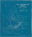 Carte des réserves (Premières Nations) administraient par l'Agence de New Westminster, daté en 1951.