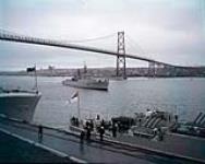 Foreign ships in Halifax - HMS TROUBRIDGE, pennant number F09 [ca. 1957-1963]
