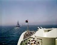 Royal Tour taken from HMCS GATINEAU 1959