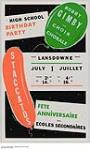 High School Birthday Party/ Fete Anniversaire des Ecoles Secondaires 1967
