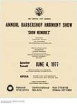 The Capital City Chorus Annual Barbershop Harmony Show : Saturday June 4, 1977 1977
