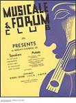 Musicale & Forum Club Poster ca. 1970-1990