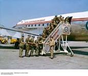 Canadian Troops Leaving for Congo ca. 1943-1965.