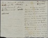 Memorandum on Address 27 April 1849