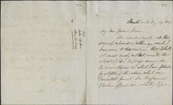 Letter from Lord Elgin to Major General William Rowan (copy) 29 May 1849