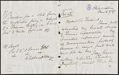 Private letter from Charles E.H Kortwright to Frederick Bruce 8 March 1867