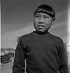 [Portrait of boy, Kinngait, Nunavut] [between 1956-1960]