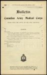 Bulletin of the Canadian Army Medical Corps - Volume 1, Number 4 [1918-03 to 1918-11]