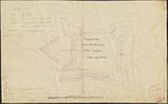 Progress Plan of the Fortification of Fort Lennox - Isle aux Noix. Commanding Royal Engineers Office Quebec Nov. 1, 1824. [architectural drawing] 1824
