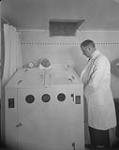 Chateau Laurier - therapeutic dept. - patient in electric cabinet 1931