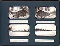 Wood Buffalo Park cabin No. 12 near the 29th base line on the Chenel des Quatre Fourches and scenes on the Chenel des Quatre Fourches December 14, 1932