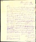 J.W. NILES, LEXINGTON, KY. ASKING AID FOR IMMIGRATION OF COLOURED PEOPLE FROM THE U.S 1886/04/22,1886/04/28