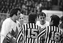 Esposito and referees (15,16) 4th game in Moscow 1972.