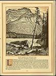 Mount Kerkeslin and Athabaska Falls - Jasper National Park - Canadian National Railways [graphic: art] 1927.