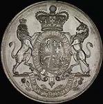 Silver Coronation Medal of George III ca. 1761.