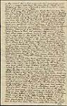 Memorandum for W [ca.1770-1818].