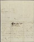 Letter from the merchant firm H. Hunt regarding Cartwright's Sandwich Bay assets December 24, 1818.