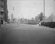 Looking north along Elgin at Sparks showing pre-Confederation Square plaza