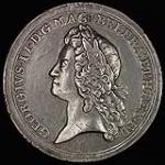 Silver Medal for Award in Name of George II to North American Indians ca. 1731.