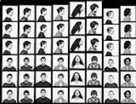 Contact sheets : Arnaud Maggs ca. 1980s.