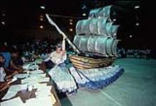 La reine du groupe « Pirates Ahoy! » - Concours du roi et de la reine - Carnaval Caripeg 11 août 1989