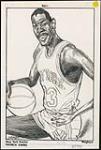 Portrait of Patrick Ewing 27 May 1985