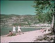 Okanagan Lake at Penticton, B.C.  1949.
