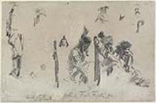 [Blackfoot Men]. Original title: Blackfoot Indians 10 September 1881?
