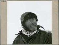Close-up portrait of fisherman wearing warm winter clothing March 1945