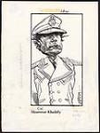 Portrait of Col. Moammar Khadafy 5 October 1981