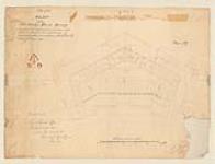 Copy of a plan of the new work at Point Henry, shewing in red the present construction and in yellow the alteration that might be made, if deemed advisable, on consideration of Colonel Nicoll's letter of 10th Decr. 1832. Plan no. 1. Duplicate. Royal Engineer's Office, Quebec 18th Decr. 1832. (Signed) Guss. Nicolls, Col. Commandg. Royal Engineer, Canada. T.G.W. Eaststaff, Draughtsn., May 24 1833. [architectural drawing] 1833