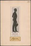 L'anniversaire de Byron : silhouette du poète 1902.