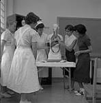 Group of Nurses Looking at Organs [ca.1954-1963]