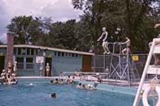 The municipal swimming pool. Fredericton, N.B. 1959