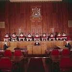 Supreme Court Judges. Ottawa, Ontario.  avril 1961
