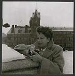Photo of Rosemary Gilliat taken by Malak Karsh at Ottawa, Ontario 1958