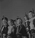 Highland Games, Antigonish, Aug. 1940, girls dressed in highland dancer outfits [entre 1939-1951].