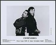 Portrait de presse de Compadres. Oscar Lopez (à gauche) et James Keelaghan (à droite) [ca. 1991].