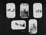 [Éleveurs avec rennes attelés à des traîneaux (probablement Elephant Point, Alaska et l'île Richards, T.N.-O.)] [1929, 1936].