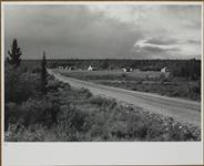 The buildings of the Dominion Experimental Sub-Station at Pine Creek, Mile 1019 Alaska Highway 1949.