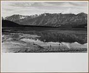 The south end of lovely Kluane Lake is shallow because of glacial silt 1949.