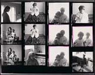 Hillary & Jesse Cook, haircut, scenes at house, Heather, Caitlan August 1, 1966