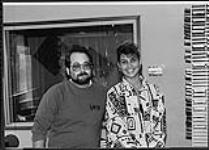 CKOV / CHIM-FM's Dan Williams and Louisa Florio [between 1987-1990].
