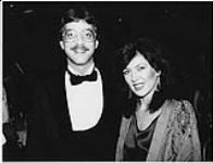 George Burns (Vice-President of MCA Records, Canada) and Jessie Burns. Churchill recording artist nominated for female vocalist of the year. Toronto [ca. 1983].