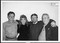 Herb Forgie, Faith Hill, Garry Newman et Roger Desjardins [entre 1993-1995].