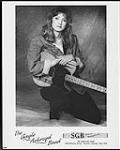 Portrait de presse de Gayle Ackroyd (The Gayle Ackroyd Band). SGB Artist Management [entre 1980-1990].