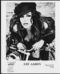 Press portrait of Lee Aaron. Attic Records [entre 1984-1992].