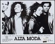 Press portrait of the band Alta Moda. Epic [between 1979-1988].