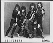 Press portrait of the band Autograph. RCA Records and Cassettes [between 1984-1988].
